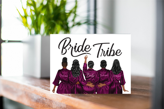 Bride Tribe Greeting Card