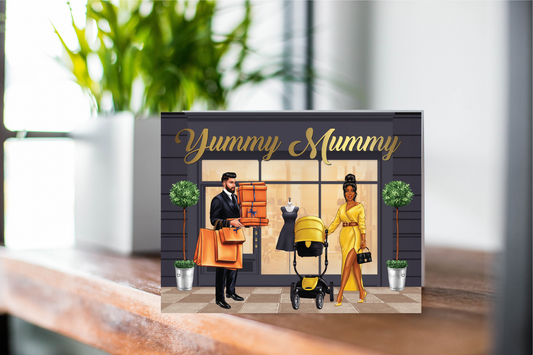 Yummy Mummy- Black Luxe Mom