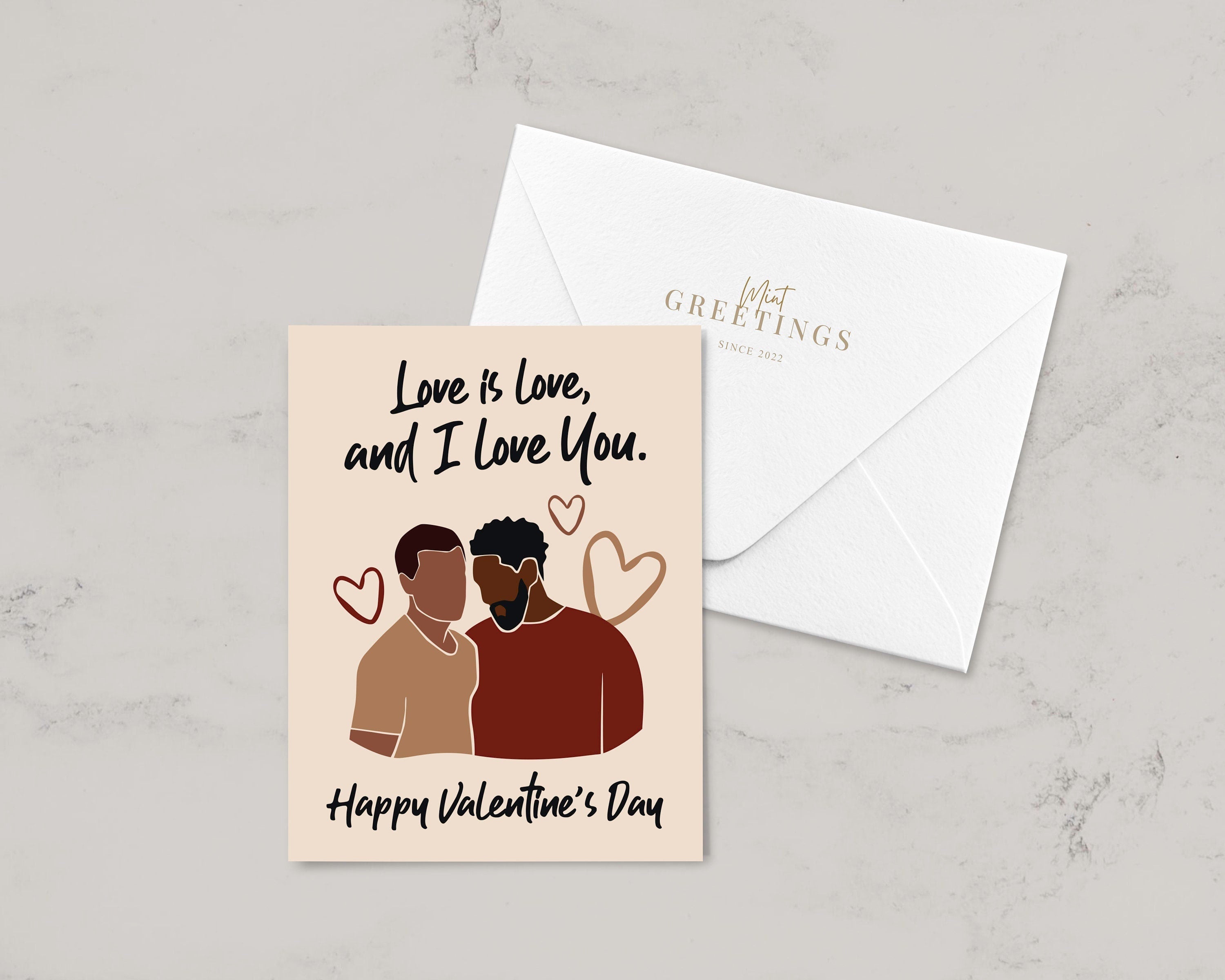 LGBTQ+ Gay Men's Valentines Day – Mint Greetings Inc.